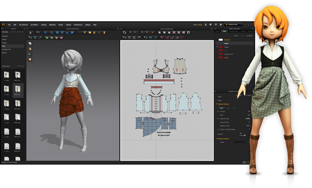 图片[1]-Marvelous Designer 11 v6.1.723 三维服装设计工具中文版-星火工作站