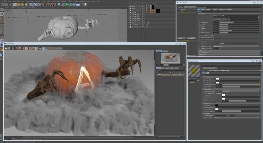 图片[1]-Arnold C4DtoA 4.2.4 R21-R26 C4D阿诺德渲染器-星火工作站